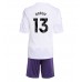 Manchester United Patrick Dorgu #13 Bortedraktsett Barn 2025-26 Kortermet (+ Korte bukser)